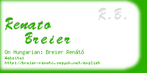 renato breier business card