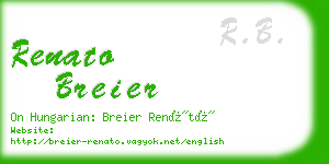 renato breier business card
